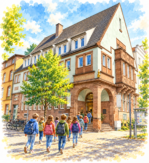 Unsere Fünftklässler besuchen die Stadtbücherei Holzminden